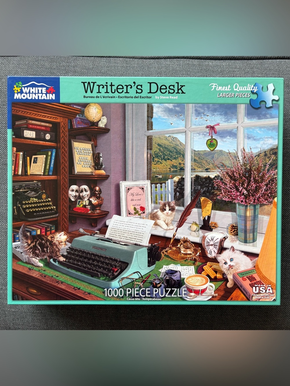 White Mountain Writer’s Desk 1000 Piece Puzzle